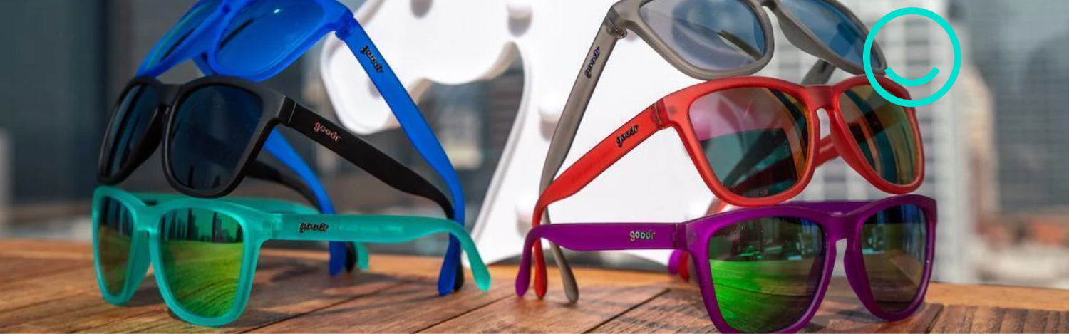 Running Sunglasses - No Slip, No Bounce. Perfect!