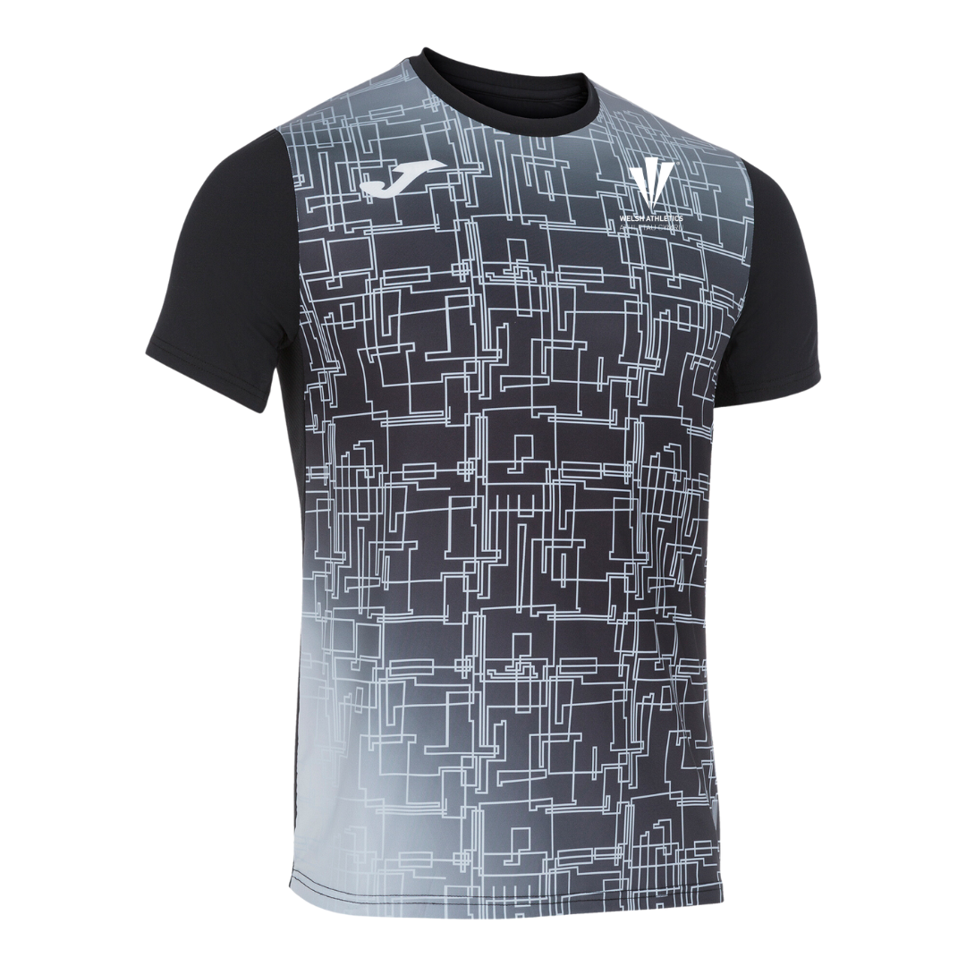 Welsh Athletics Elite VIII Short Sleeve T-Shirt - Black - Sole Mate