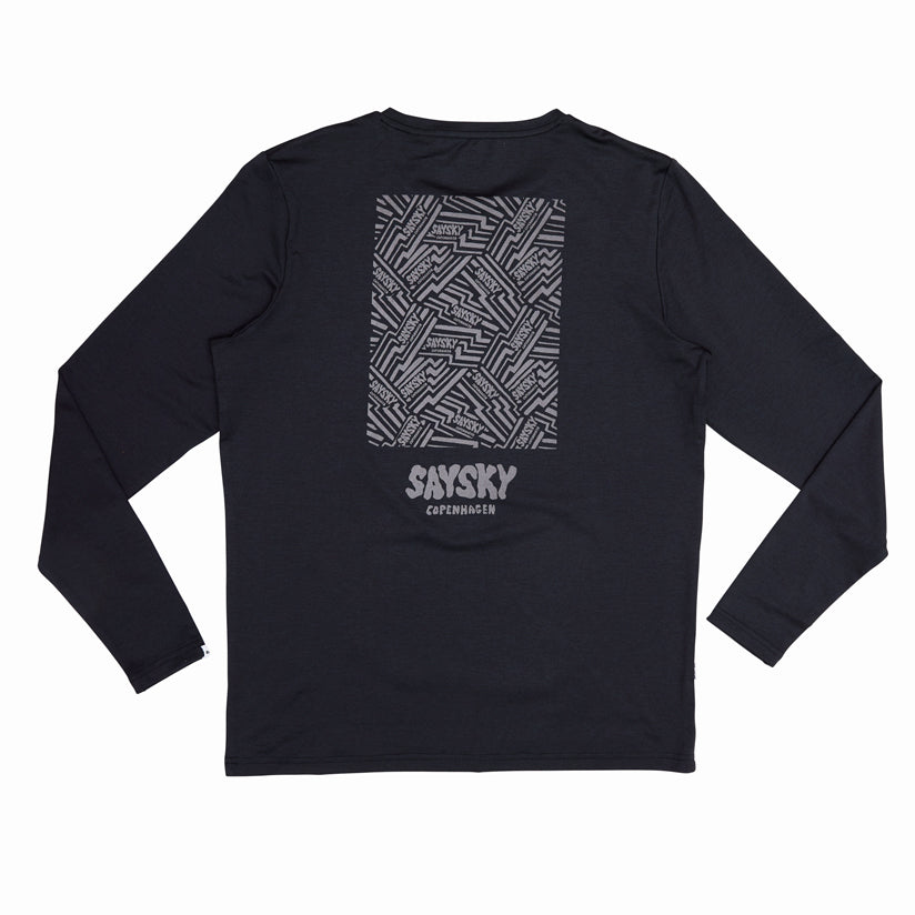 Saysky Reflective Logo Pace Men's Running Top