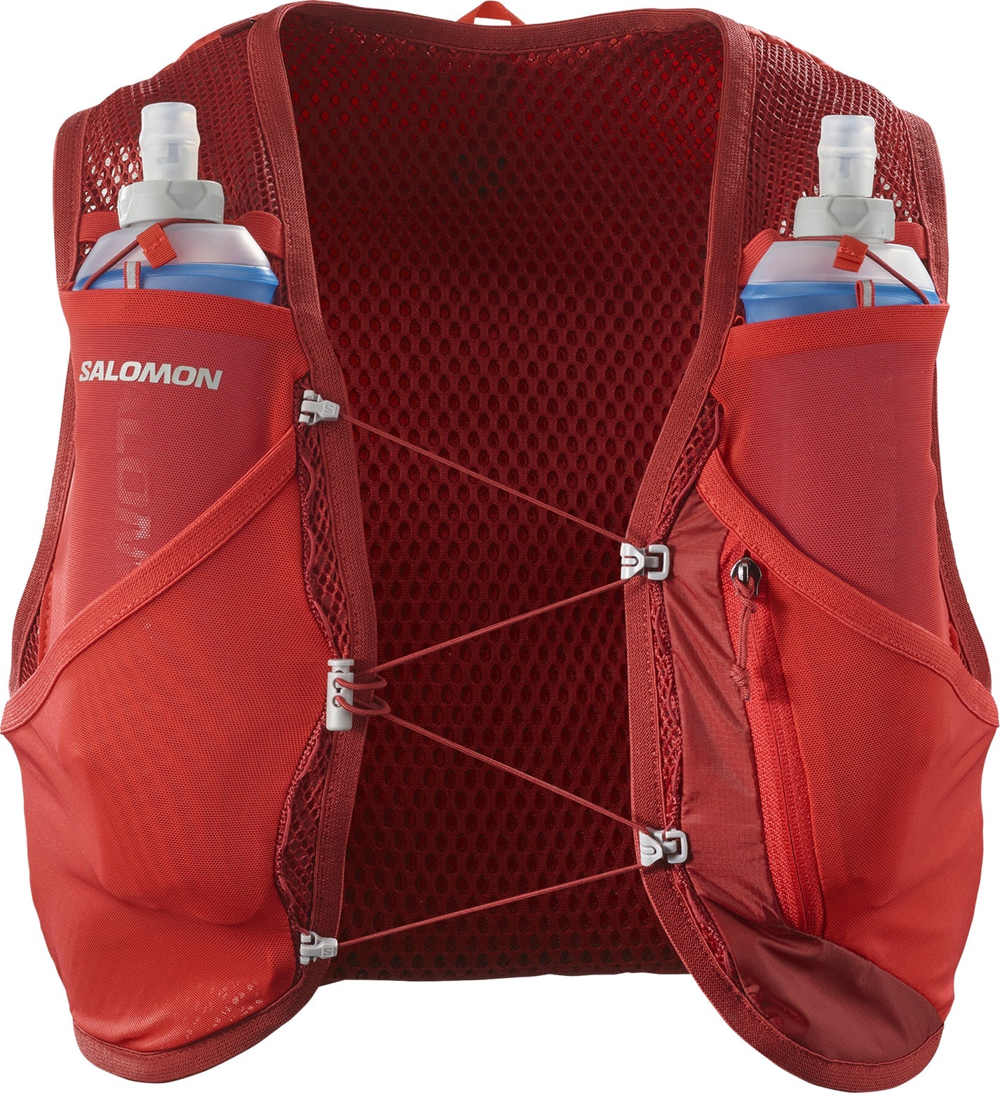 Salomon Active Skin 8 Unisex Running Hydration Vest with flasks
