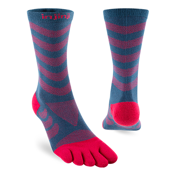 Injinji Women's Ultra Run Crew Running Socks - Sole Mate