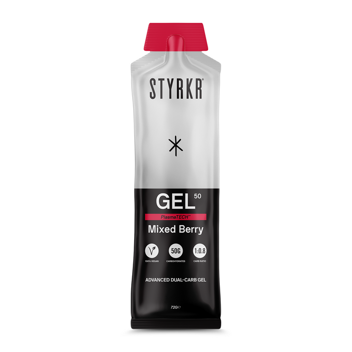 Styrkr GEL50 Dual Carb Energy Gel - Running Nutrition - Sole Mate
