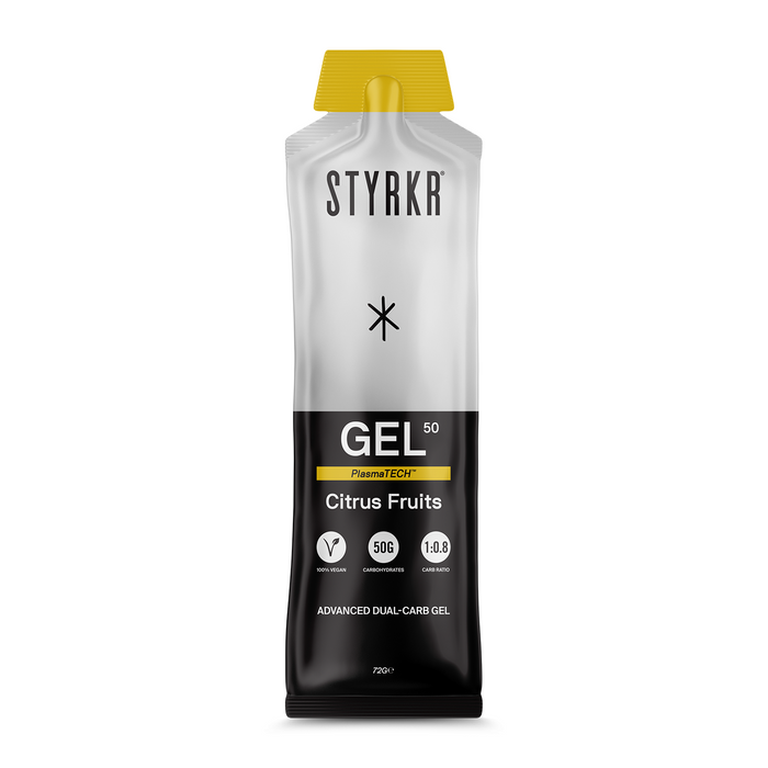 Styrkr GEL50 Dual Carb Energy Gel - Running Nutrition - Sole Mate