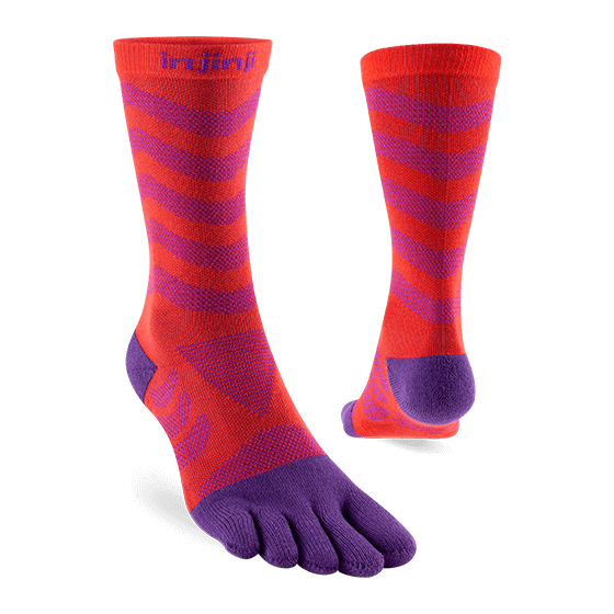 Injinji Women's Ultra Run Crew Running Socks - Sole Mate