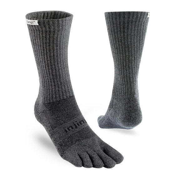 Injinji Trail Midweight Crew Running Socks - Sole Mate