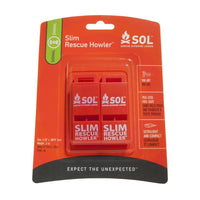 Sol Slim Rescue Howler Rescue Whistle (2 Pack) - Sole Mate