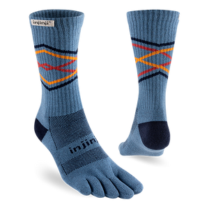 Injinji Trail Midweight Crew Running Socks - Sole Mate