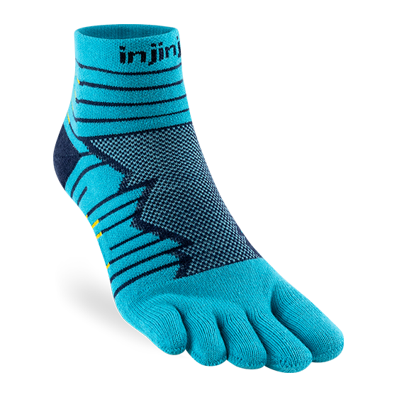 Injinji Ultra Run Midweight Mini-Crew Performance Running Socks