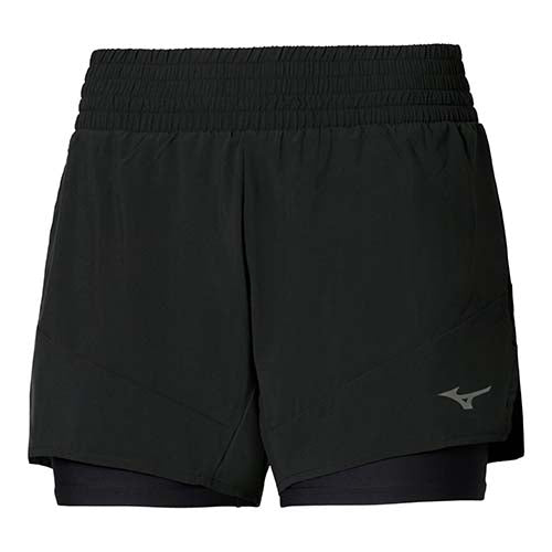 Mizuno Active Alpha 2-in-1 4.5"Women's Running Shorts