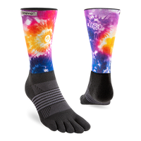 Injinji Trail Midweight Crew Running Socks - The Courtney Crew - Sole Mate