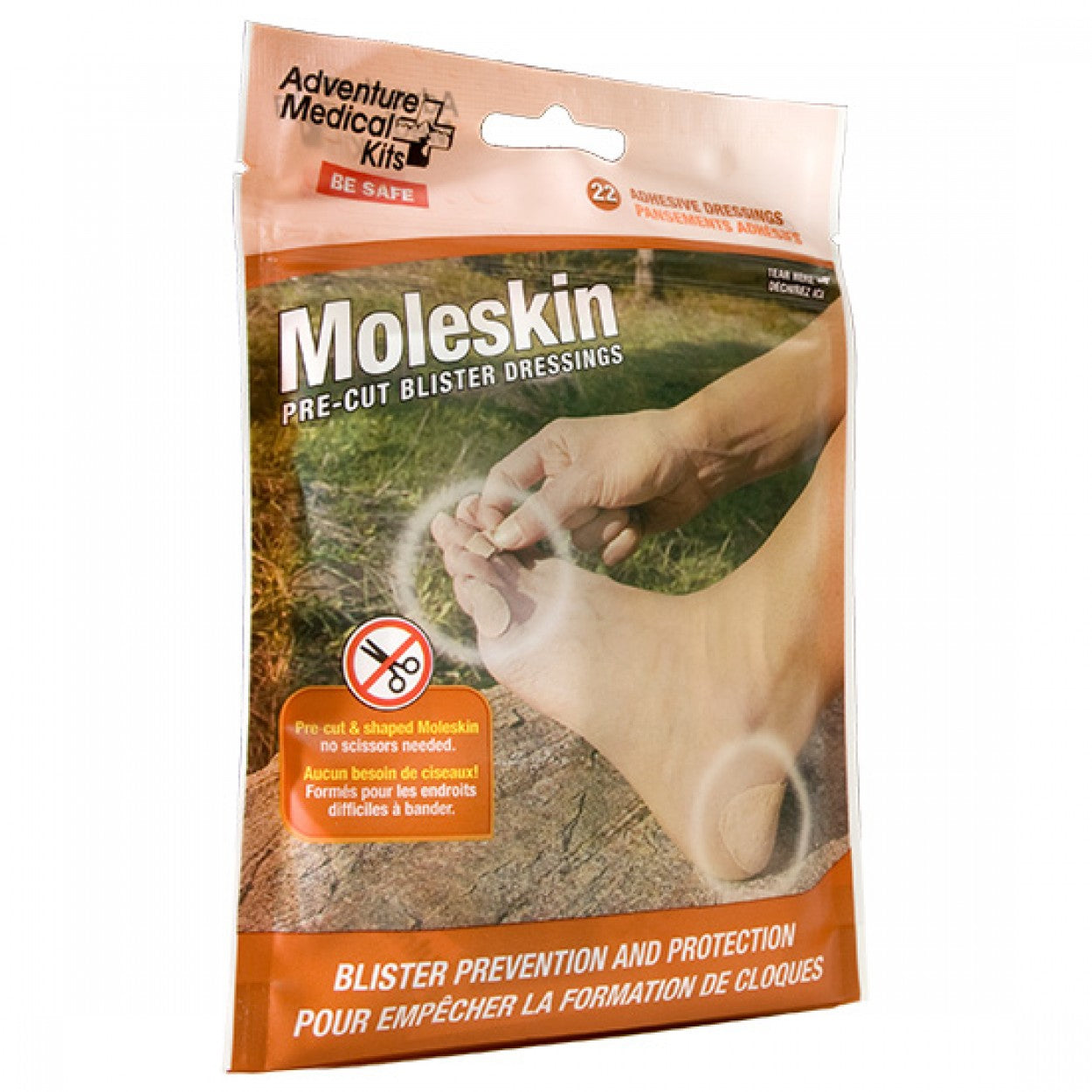 AMK Mole Skin Pre-Cut & Shaped Blister Dressing - Sole Mate