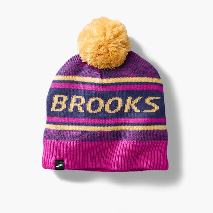 Brooks Heritage Pom Beanie - Winter Running Hat - Sole Mate
