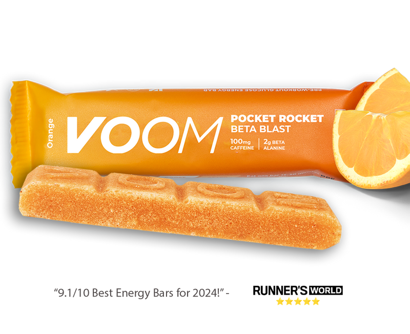 Voom Nutrition Pocket Rocket Beta Blast Energy Bar - For Running - Sole Mate