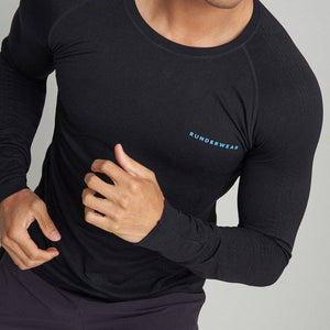 Runderwear Men's Long Sleeve Running Base Layer - Sole Mate