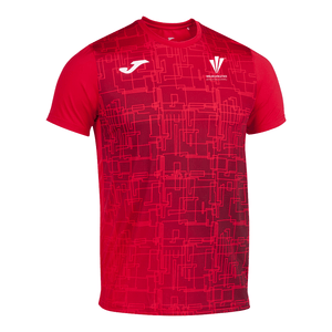 Welsh Athletics Joma Elite VIII Short Sleeve T-Shirt - Red - Sole Mate