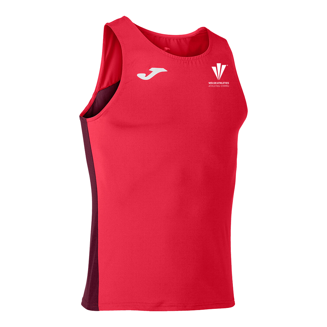 Welsh Athletics Joma R Winner Tank Top - Red - Sole Mate